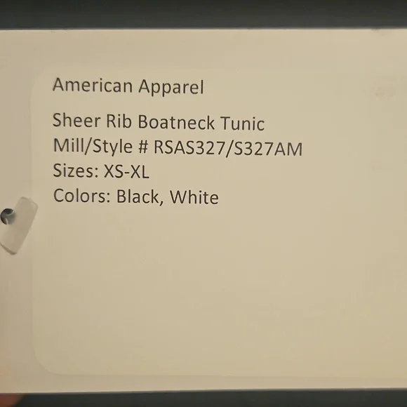 Black Sheer Rib Boatneck Tunic - Picture 3 of 6